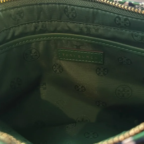 Tory Burch Multi Geo Logo Print Nylon Sling Back Crossbody - Picture 2 of 4